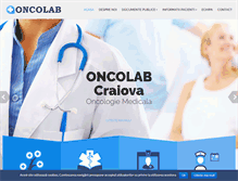 Tablet Screenshot of oncolab.ro